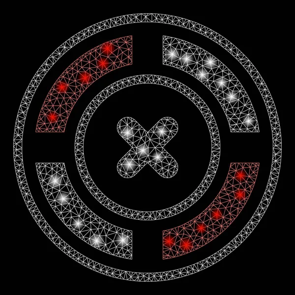 Işıl ışıl parlayan benekli 2d Rulet