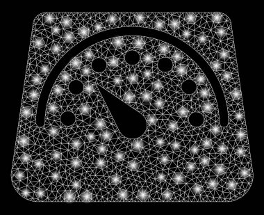 Bright Mesh Network Weight Meter with Flash Spots