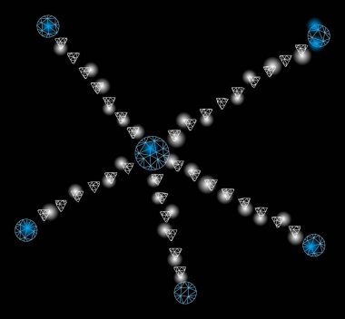 Fişek Kablo Çerçevesi Fişek Benekleriyle Noktalı İlişkiler