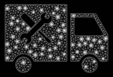 Fişek lekeli Ağ İskelet Servis Aracı