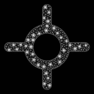 Flare Spotlu Flare Mesh Ağ Ruleti