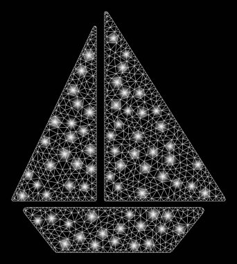 Flare Spotlar ile flare Mesh karkas yat