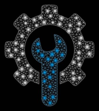 Flare Spotlar ile flare Mesh karkas servis araçları