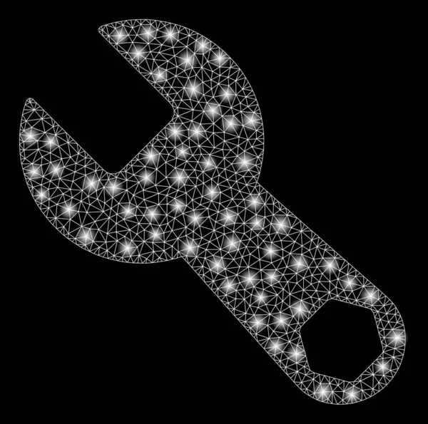 Aydınlık Benekli Parlak Izgara Kabartma Anahtarı