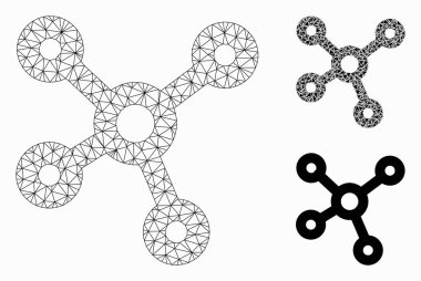 İlişkiler Vektörü Kabartma Modeli ve Üçgen Mozaik Simgesi