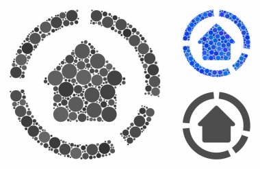Daire Noktalarının Kompozisyon Simgesi