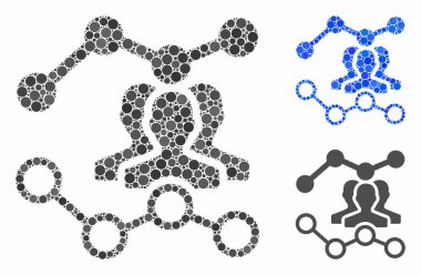 İzleyici trendleri Çember Noktalarının Kompozisyon Simgesi