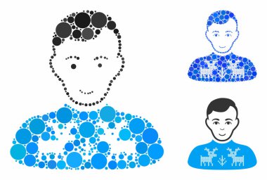 Geyik kazaklı çocuk Çemberlerin Kompozisyon Simgesi