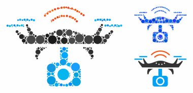 Küresel Ögelerin Casus İHA Bileşimi Simgesi