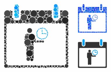 Zaman Yöneticisi takvim günü Çemberlerin Kompozisyon Simgesi