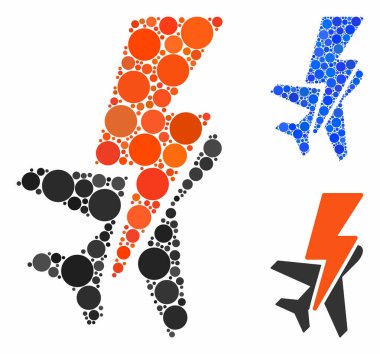 Uçak Şok Kompozisyonu Çemberlerin Simgesi