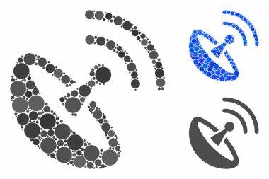 Uzay anteni Çemberlerin Mozaik Simgesi