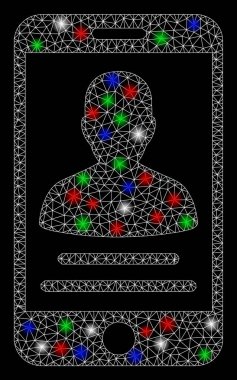 Aydınlık Benekli Parlak Ağlı Kabartma Mobil Hesabı