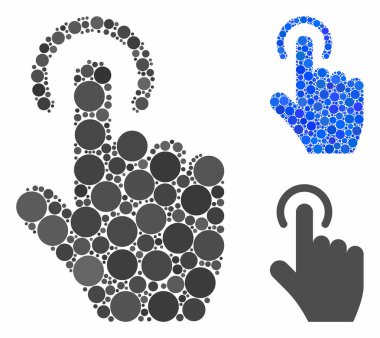 Yuvarlak Noktaların Mozaik Simgesi