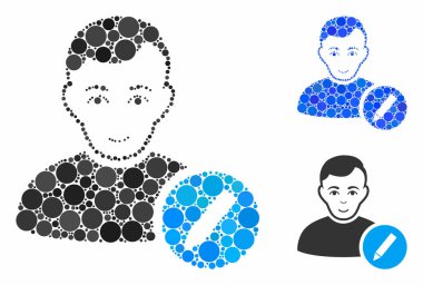 Kullanıcı Çember Noktalarının Kalem Bileşimi Simgesini Değiştirdi