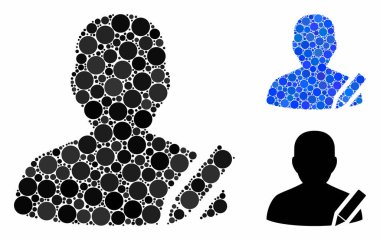 Yuvarlak Noktaların Kullanıcı Bileşimi Simgesini Düzenle