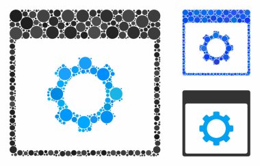 Gear seçenekleri takvim sayfası Küresel Ögelerin Bileşimi