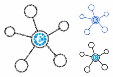 Euro ağı Çember Noktalarının Mozaik Simgesi