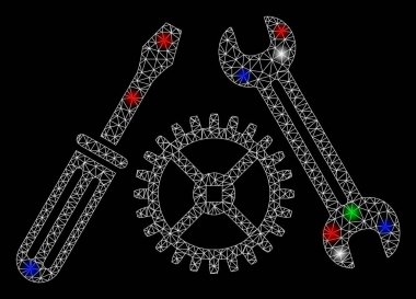 Flaş Noktalı Parlak Ağlı Kabartma Akort Servisi