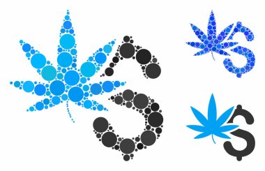 Marihuana işi Kompozisyon Yuvarlak Noktalar Simgesi