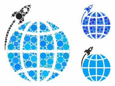 Gezegen uydusunun fırlatma bileşimi Küre Ögelerinin bileşimi