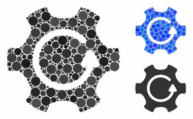 Döndürme dişli bileşimi Çember Noktaları Simgesi