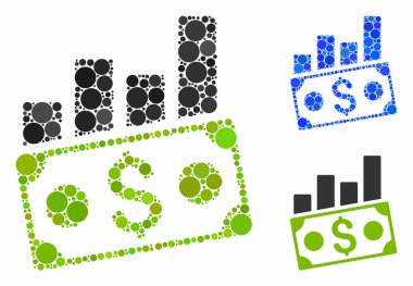 Para Çemberlerin Mozaik Simgesini Çiziyor