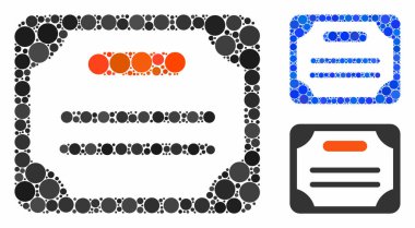 Çemberlerin Sertifika Mozaik Simgesi