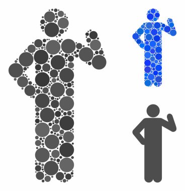 Teklif pozu Çemberlerin Mozaik Simgesi