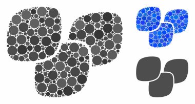 Tıbbi Tabletler Çemberlerin Bileşimi Simgesi