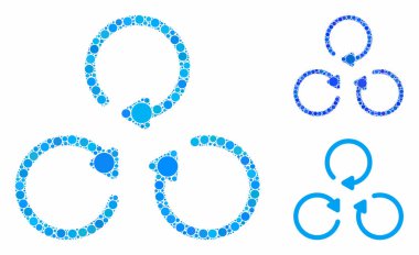 Yuvarlak Noktaların Döndürme Bileşimi Simgesi