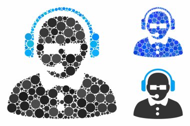 Küre Ögelerinin Kadın Düzenleyici Bileşimi Simgesi