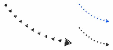Noktalı düşüş eğilimi Çemberlerin Bileşimi Simgesi