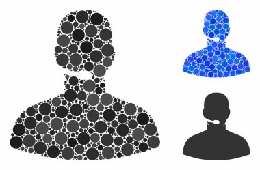 Küresel Ögelerin Çağrı Merkezi operatörü Mozaik Simgesi