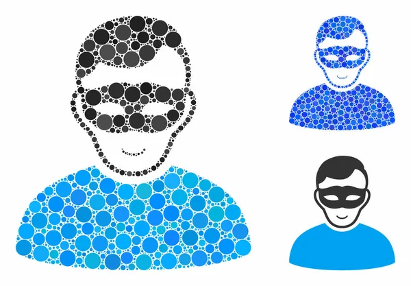 Çember Noktalarının İsimsiz Kişisi Mozaik Simgesi