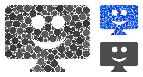 Gülümseme Kompozisyon Çemberlerin Simgesi