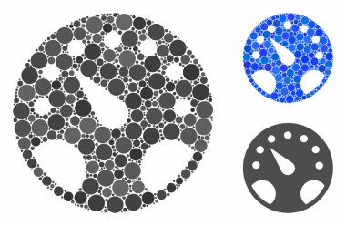 Çemberlerin Mozaik Simgesini Ölçekle