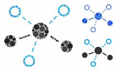 Çember Noktalarının Yapısal Mozaik Simgesi