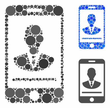 Mobil Yönetici Küre Ögelerinin Bileşimi ile temasa geç