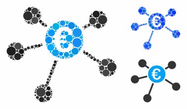 Küresel Ödemelerin Euro Ödemeleri Bileşimi Simgesi