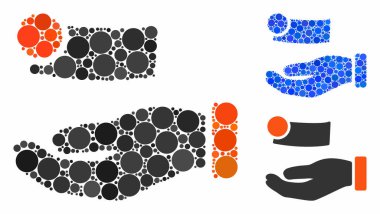 Para Ödeme Mozaik Çemberler Simgesi