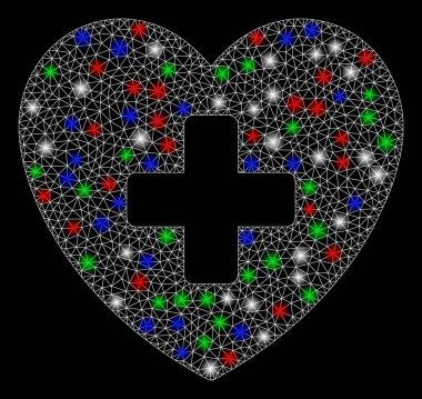 Flaş Noktalı Parlak Ağ Kardiyolojisi