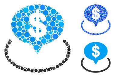 Banka konumu Çember Noktaları Simgesi