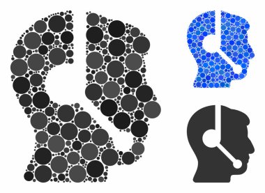 Çağrı Merkezi operatörü Mozaik Çemberlerin Simgesi