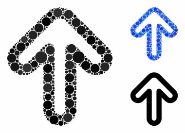 Yukarı ok Bileşimi Çemberlerin Simgesi