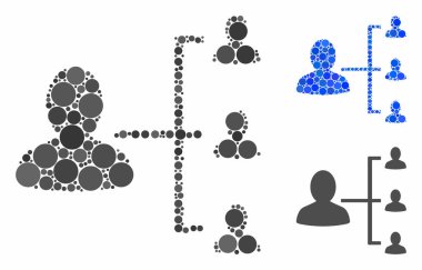 Kullanıcı şeması Çember Noktalarının Mozaik Simgesi