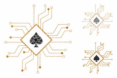 Dijital kumarhane devresi Tremulant elementlerinin Mozaik Simgesi