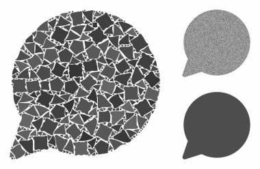 İpucu balonu Raggy Elementlerinin Mozaik Simgesi