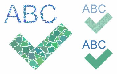 Raggy Ögelerinin Kompozisyon Simgesi Yazım Denetimi