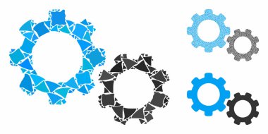 Raggy Elementlerinin Mozaik Simgesi